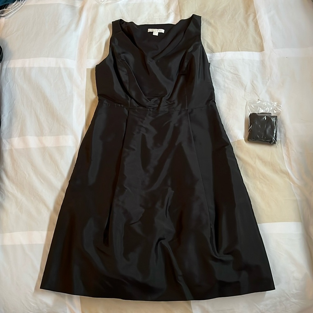Ann Taylor silk A-line dress